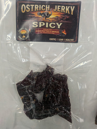 Ostrich Jerky Spicy 2oz