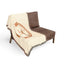 Georgia Ostrich Farm Logo Woven Throw Blanket