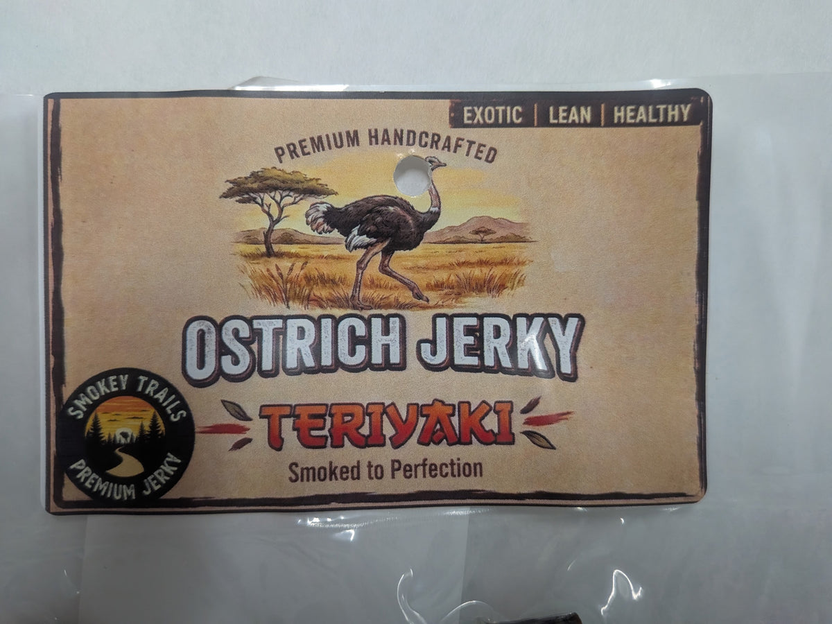 Ostrich Jerky Teriyaki 2oz