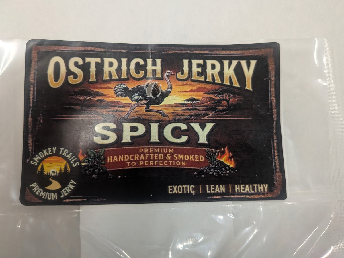 Ostrich Jerky Spicy 2oz